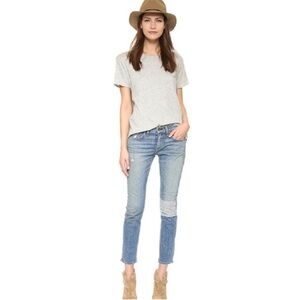 Rag & Bone The Tomboy Ludlow Distressed Jeans